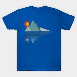 Colorado Mountains Geometric T-Shirt